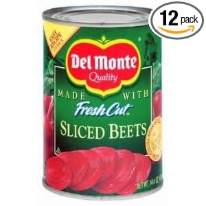 Del Monte Sliced Beets 14.5 oz (Pack of 12)