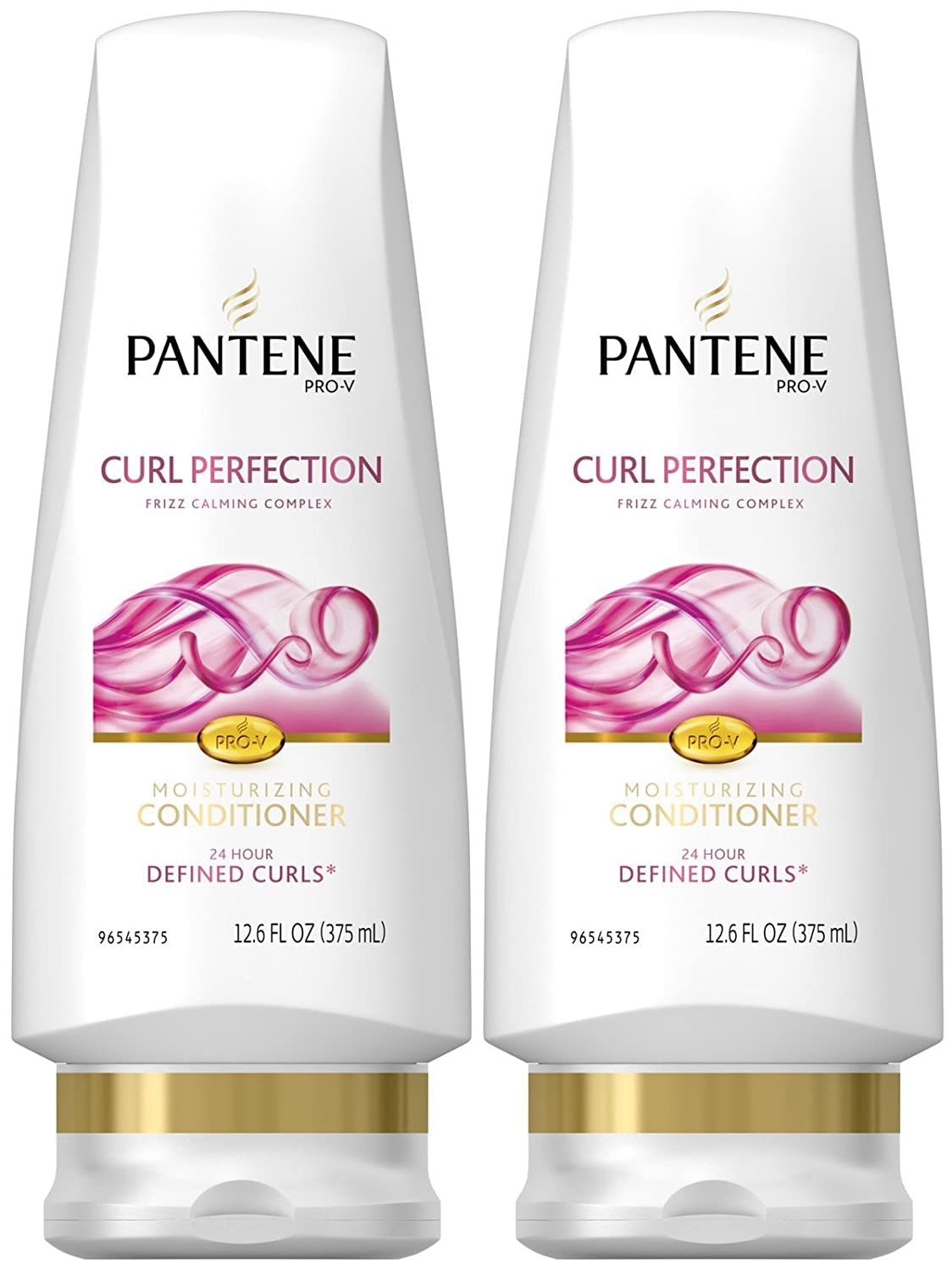 Pantene Pro-V Curly Hair Curl Perfection Moisturizing Conditioner, 12 Fl Oz (Pack of 2)