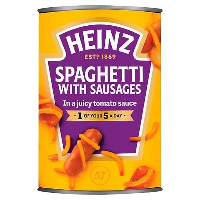 Heinz Spaghetti And Sausages 400G