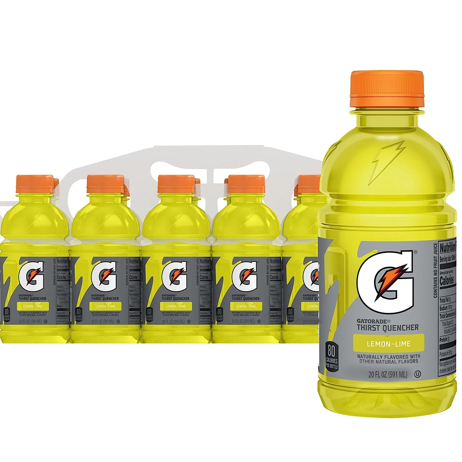 Gatorade Thirst Quencher Lemon Lime Sport Drink 20 fl Oz (12 Pack), Gatorade Lime Juice Energy Drink