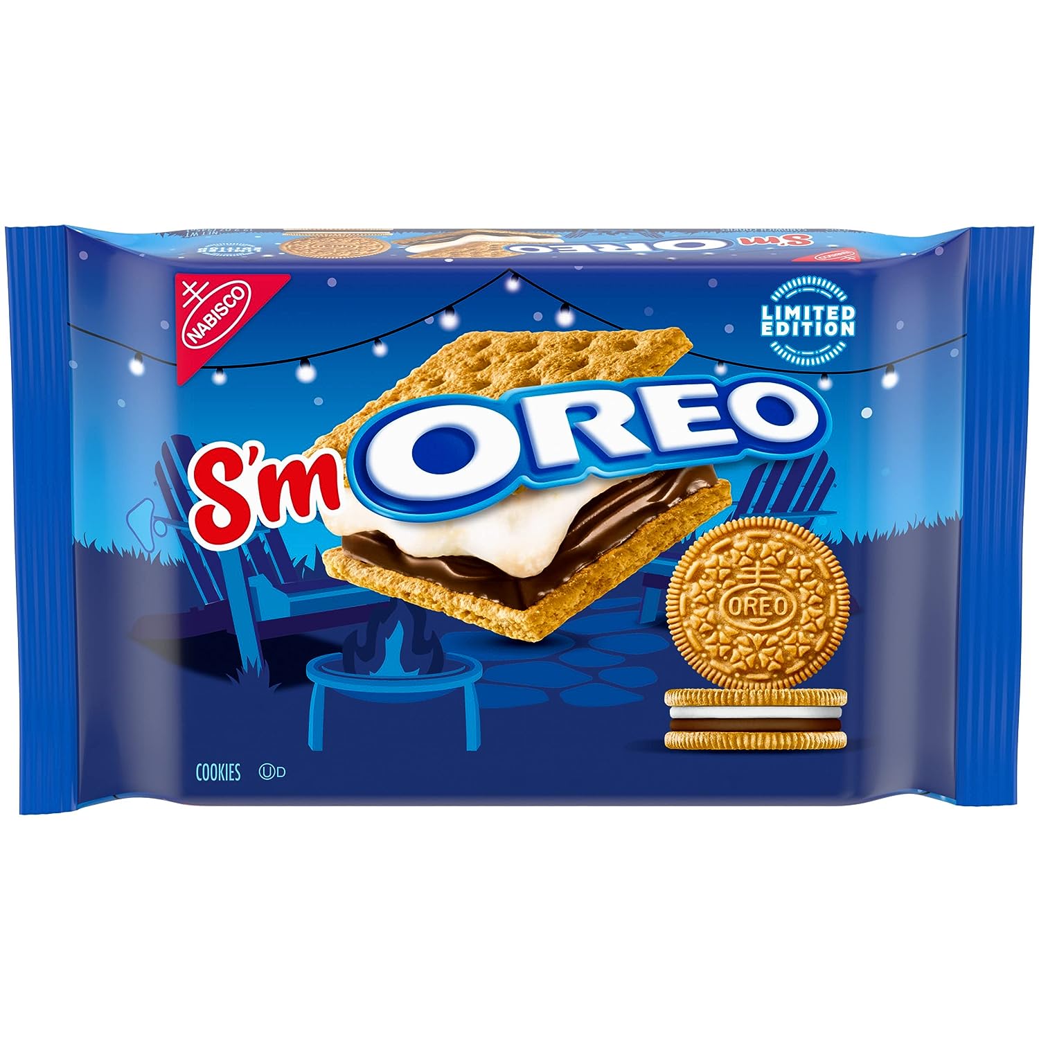 OREO S'mOREO Sandwich Cookies, Limited Edition, 12.2 oz