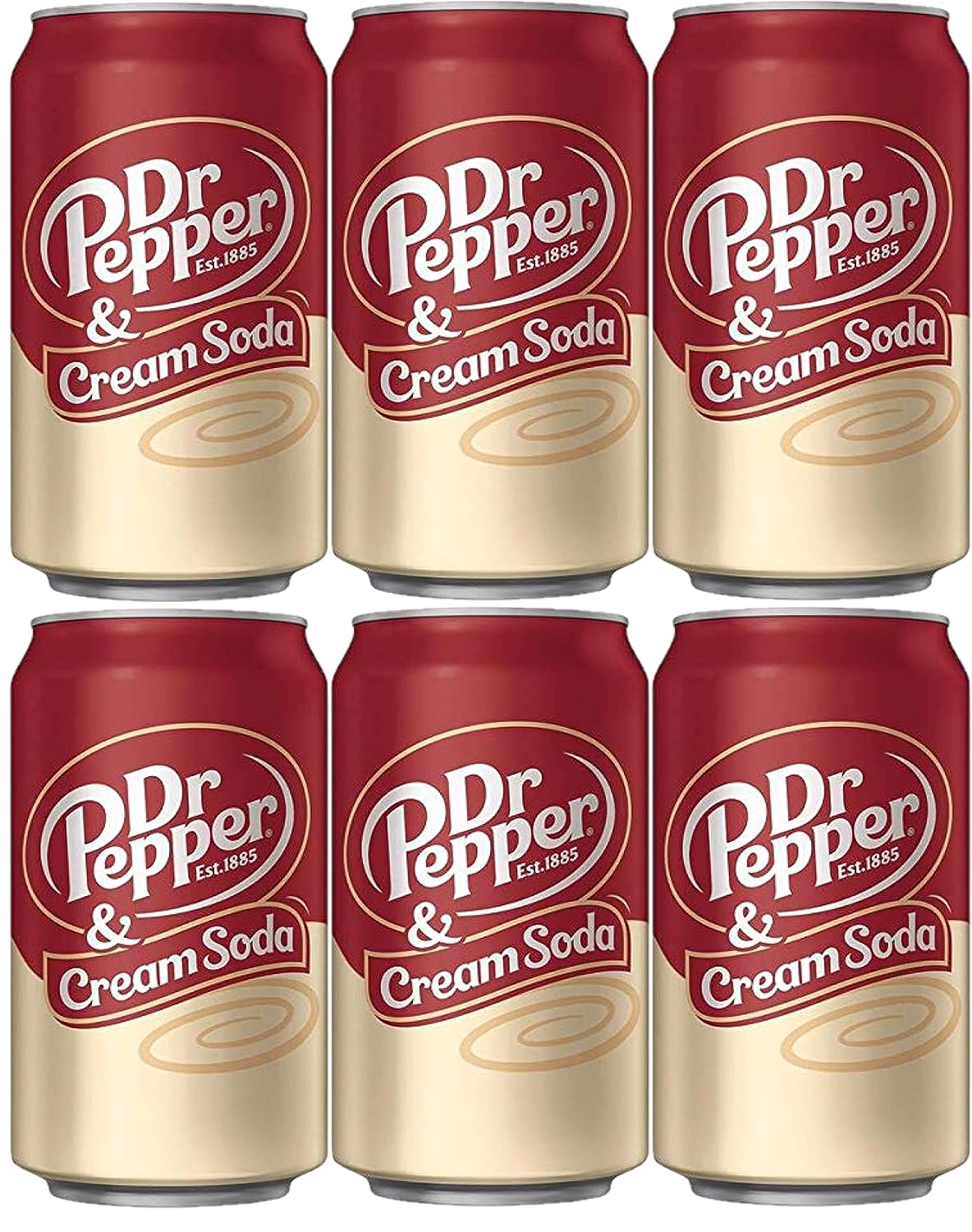 Dr Pepper Cream Soda, Pack of 6