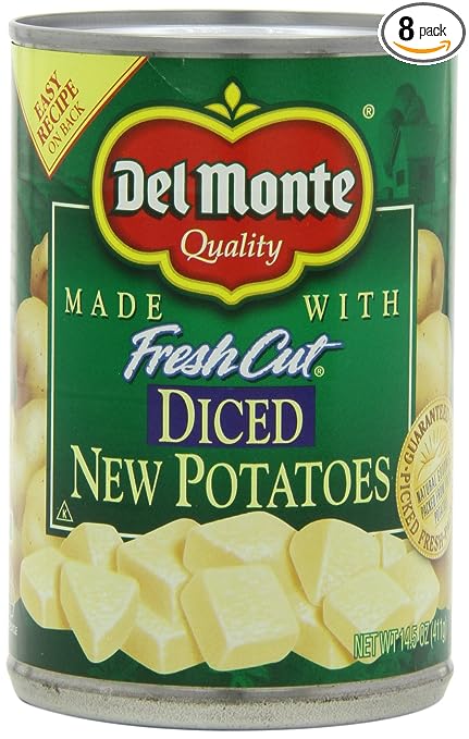 Del Monte Diced Potatoes, 14.5-Ounce (Pack of 8)