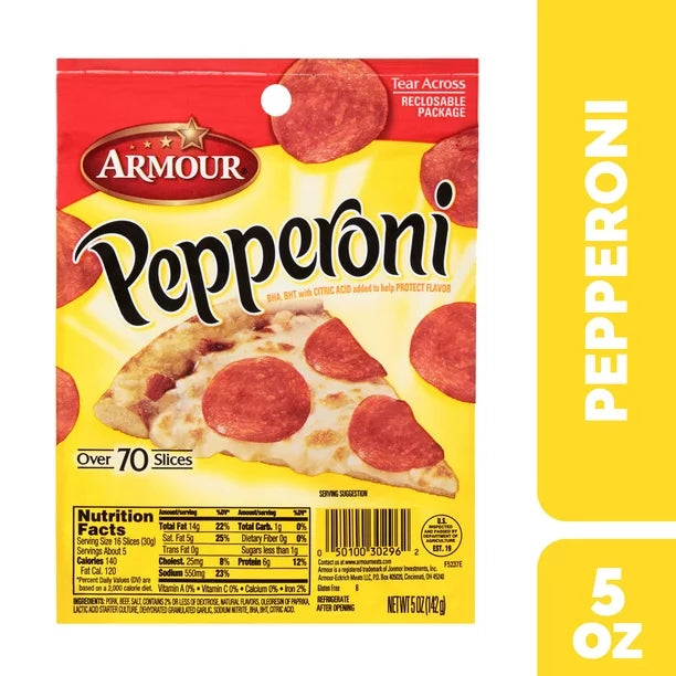 Armour Pepperoni Slices, 5 oz