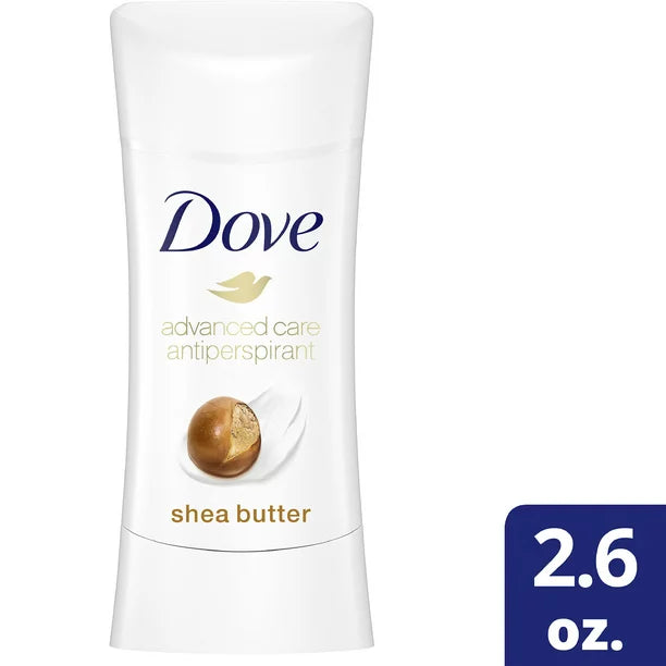 Dove Advanced Care Shea Butter Antiperspirant Deodorant for Women, 2.6 oz