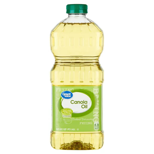 Great Value Canola Oil, 48 fl oz