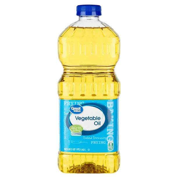 Great Value Vegetable Oil, 48 fl oz