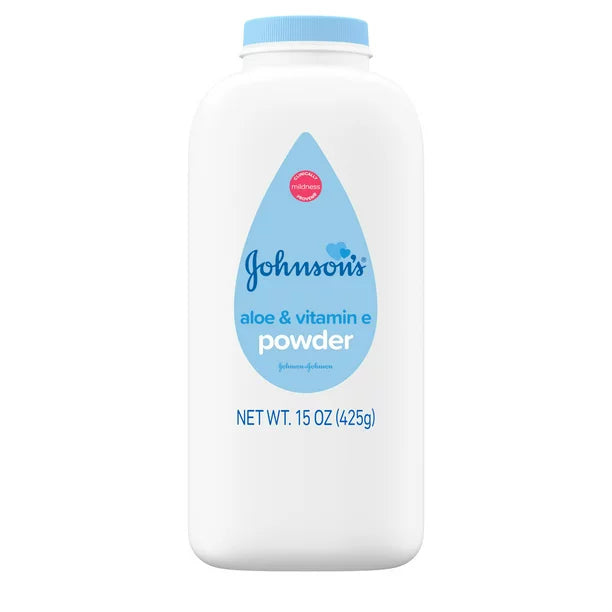 Johnson's Cornstarch Baby Powder with Aloe & Vitamin E, 15 oz