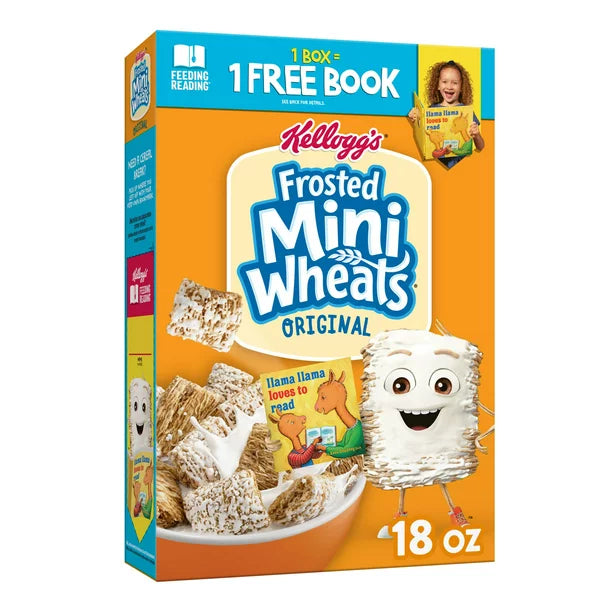 Kellogg's Frosted Mini-Wheats Original Cold Breakfast Cereal, 18 oz