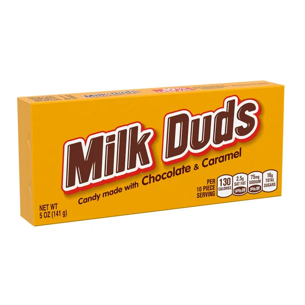 Milk Dubs, Chocolate and Caramel Candy, Movie Candy, 5 oz, Box