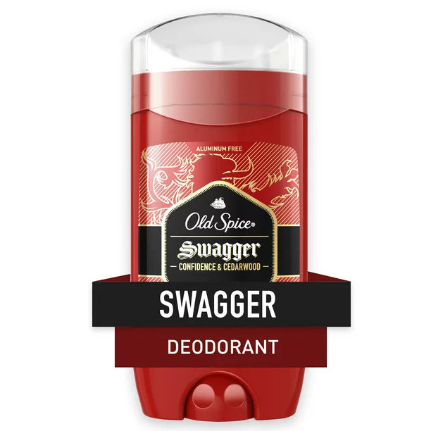 Old Spice Red Collection Deodorant for Men, Swagger Scent, 3 oz