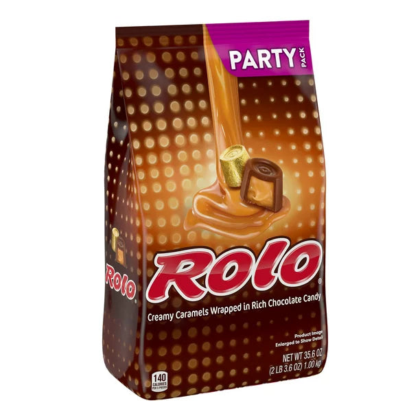 Rolo® Chocolate Caramel Creamy and Rich, Easter Candy Bulk Party Bag, 35.6 oz