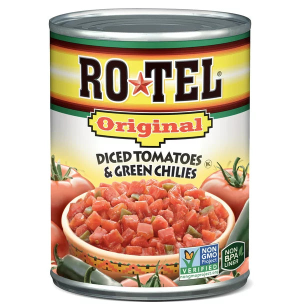 Rotel Original Diced Tomatoes and Green Chilies, 10 oz.