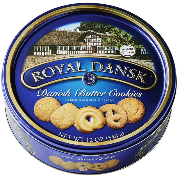 Royal Dansk Danish Butter Cookies, 12 Oz.