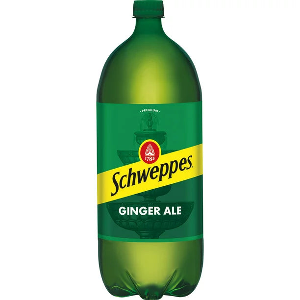 Schweppes Caffeine-Free Ginger Ale, 2 L