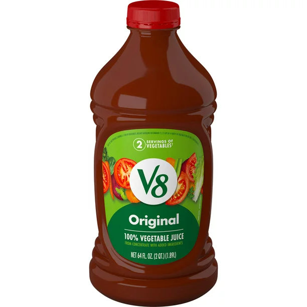V8 Original 100% Vegetable Juice, 64 fl oz Bottle